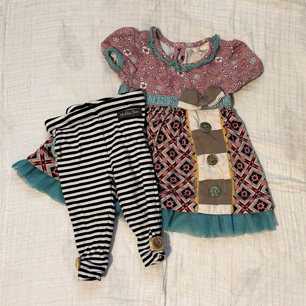 Matilda Jane Dress and Tights